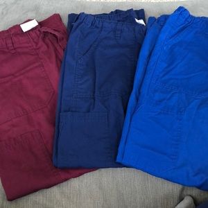 3 Cargo Scrub Pants